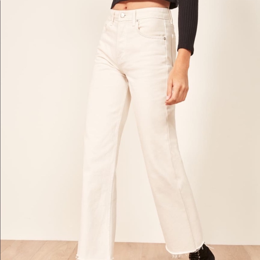 Reformation Fawcett jean in white